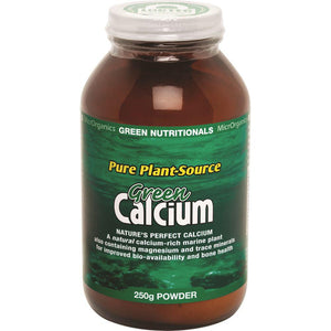 MicrOrganics Green Nutritionals Green Calcium (Pure Plant) Powder 250g