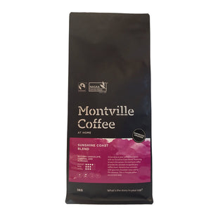 Montville Coffee Organic Sunshine Coast Blend Espresso Grind 1kg