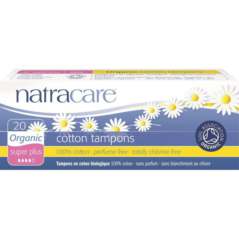 Natracare Organic Cotton Tampons Super Plus x 20 Pack