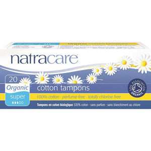 Natracare Organic Cotton Tampons Super x 20 Pack