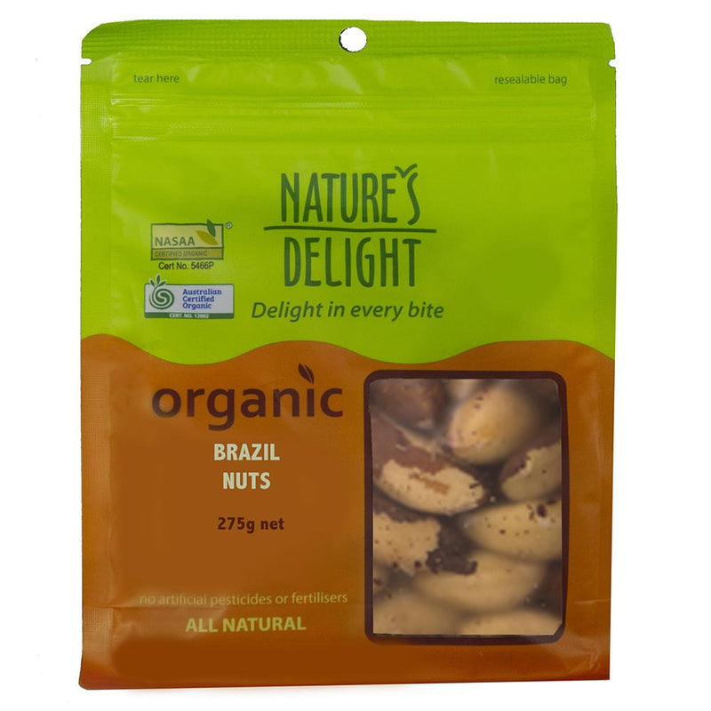 Nature's Delight Organic Brazil Nuts 275g