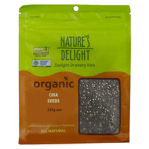 Nature's Delight Organic Chia Seeds 225g