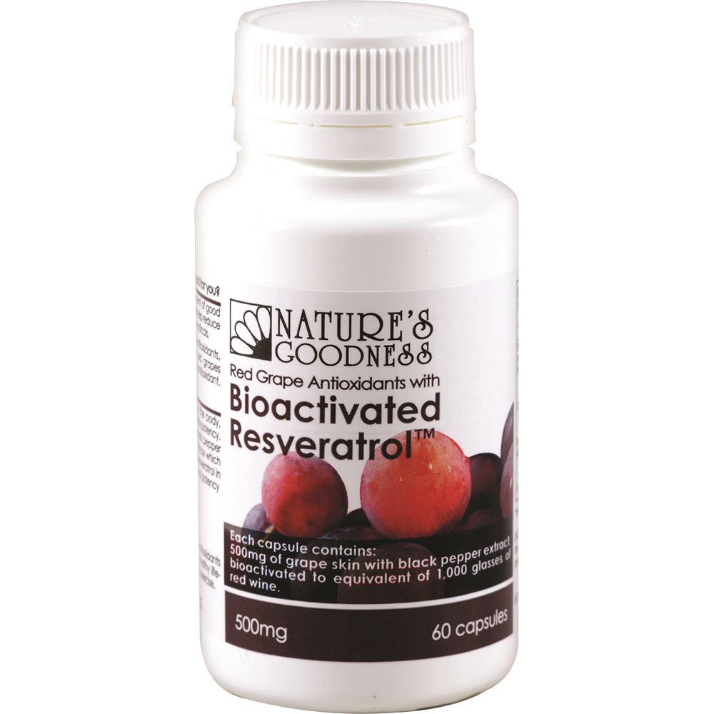Nature's Goodness Red Grape Antioxidants with Resveratrol 60c