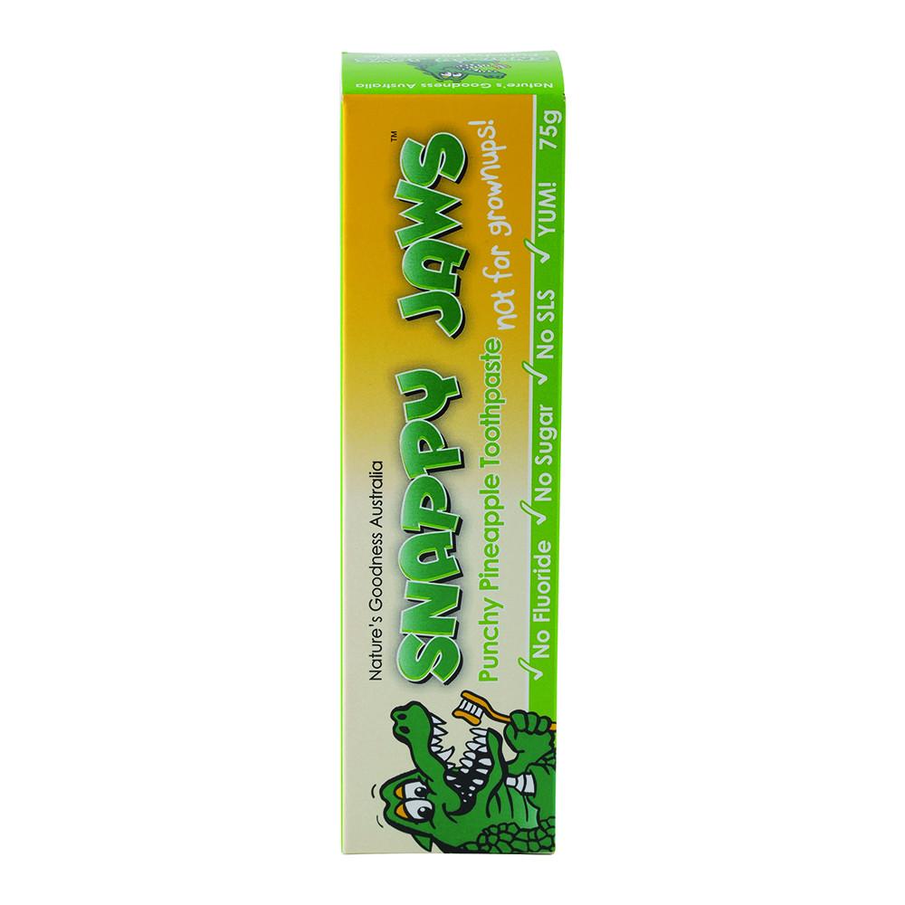 Nature's Goodness Snappy Jaws Toothpaste Punchy Pineapple 75g