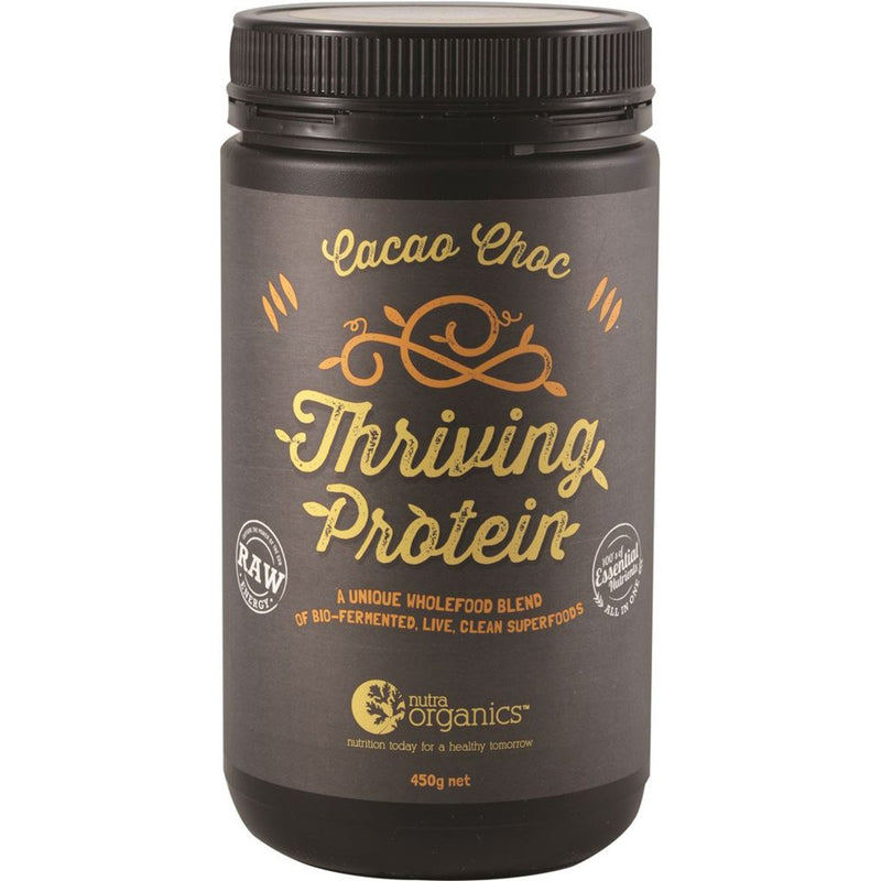 Nutra Organics Thriving Protein Cacao Chocolate 450g