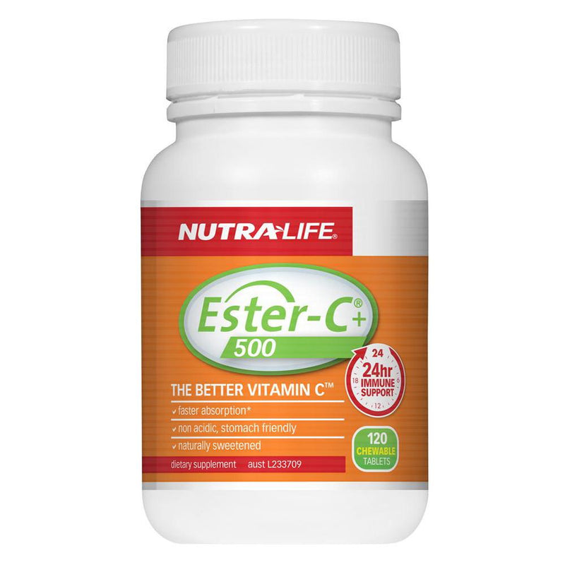 NutraLife Ester C+ 500mg Chewable 120t