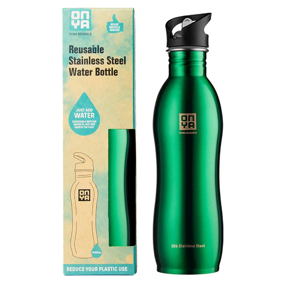 Onya Stainless Steel Bottle Green 1000ml