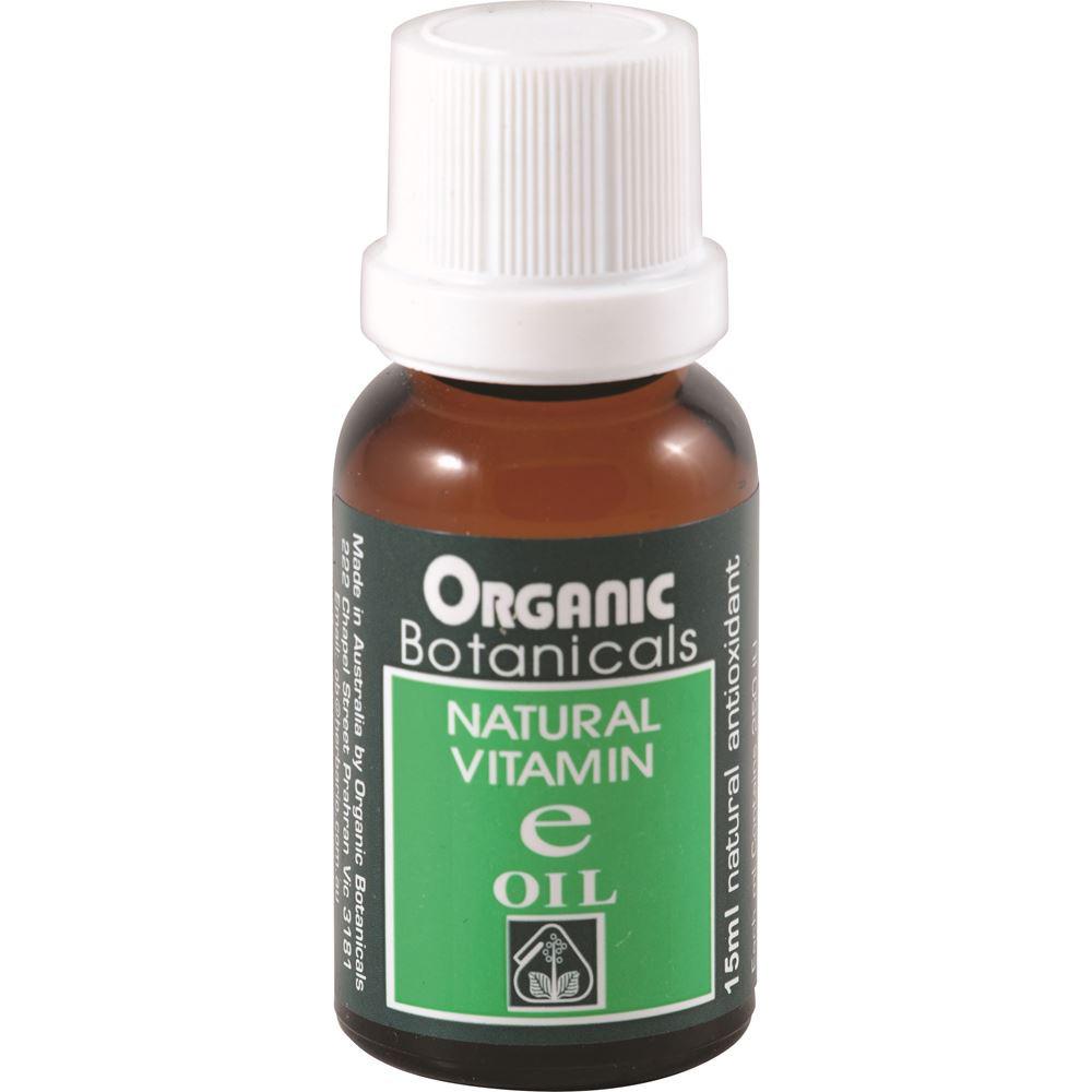 Organic Botanicals Natural Vitamin E Oil 15ml