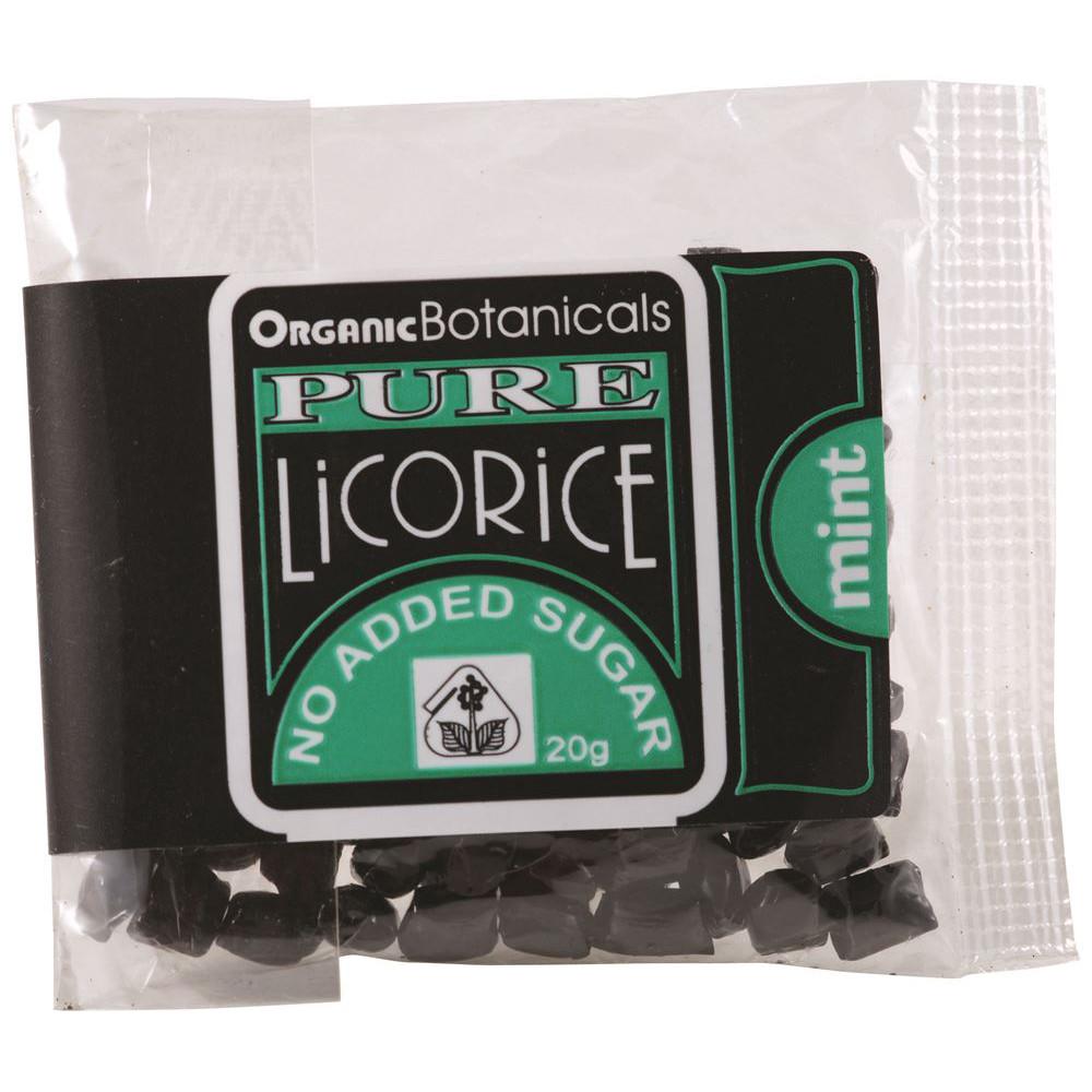 Organic Botanicals Pure Licorice Mint 20g Bag
