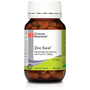 Oriental Botanicals Zinc Excel 30t