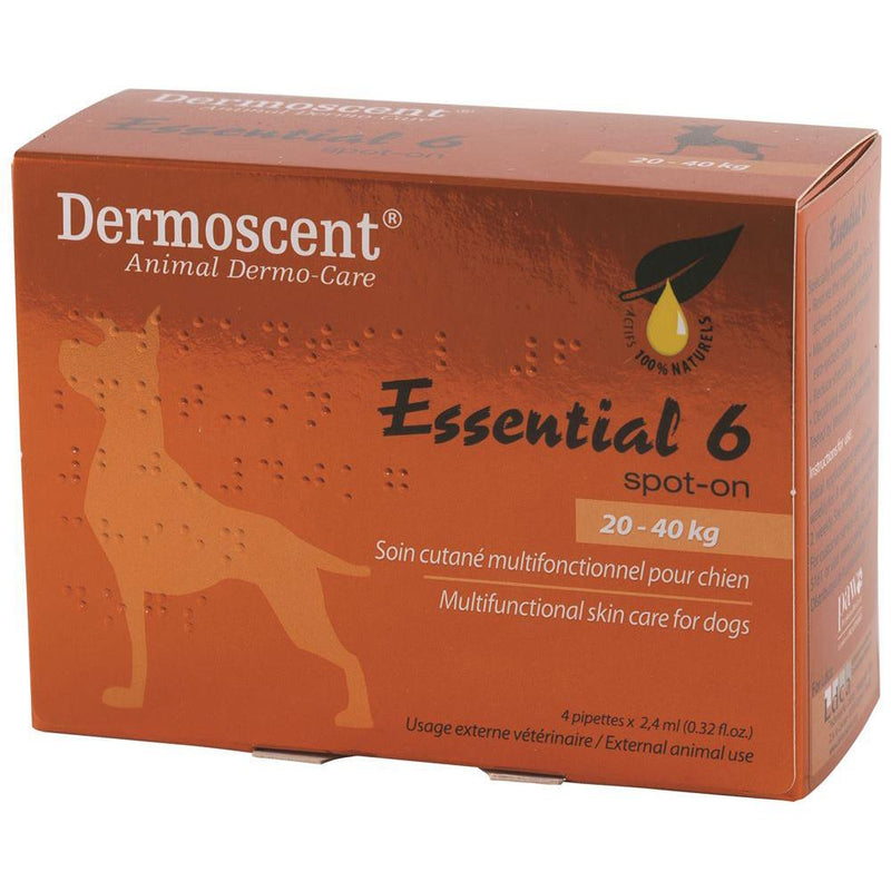 PAW Essential 6 Spot On Care for Dogs Large (20-40kg) 2.4ml x 4