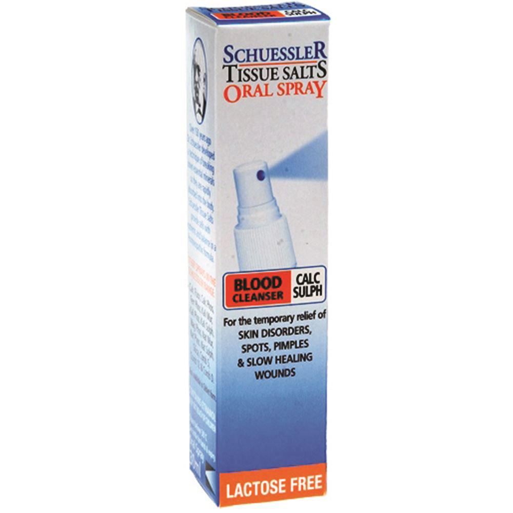 Schuessler Tissue Salts Calc Sulph Blood Cleanser 30ml Spray