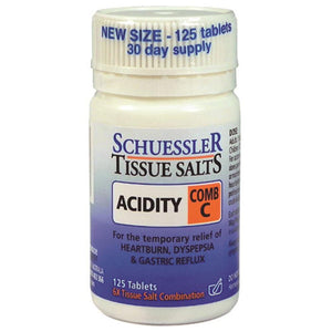 Schuessler Tissue Salts Comb C Acidity 125t