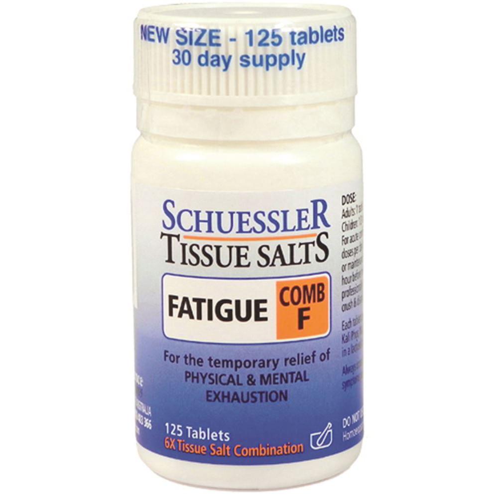 Schuessler Tissue Salts Comb F Fatigue 125t