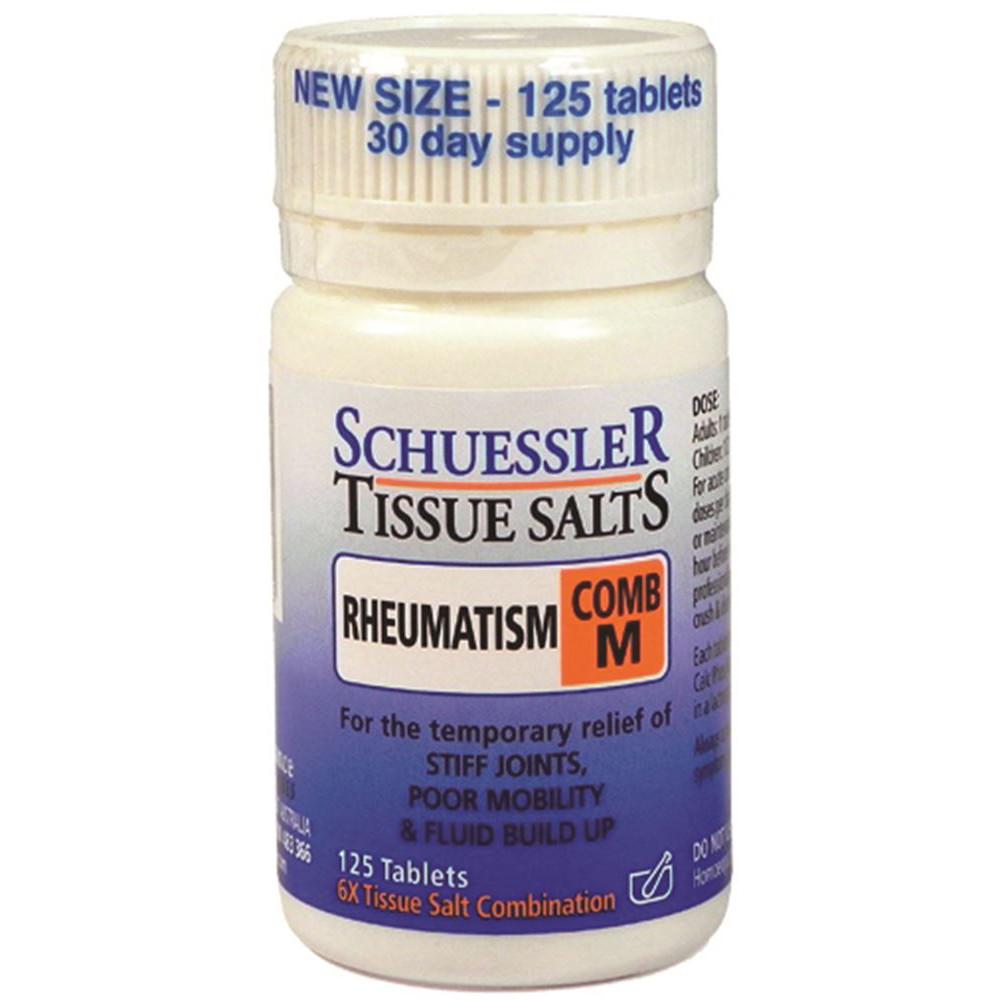 Schuessler Tissue Salts Comb M Rheumatism 125t