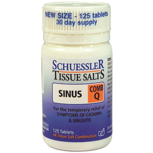 Schuessler Tissue Salts Comb Q Sinus 125t