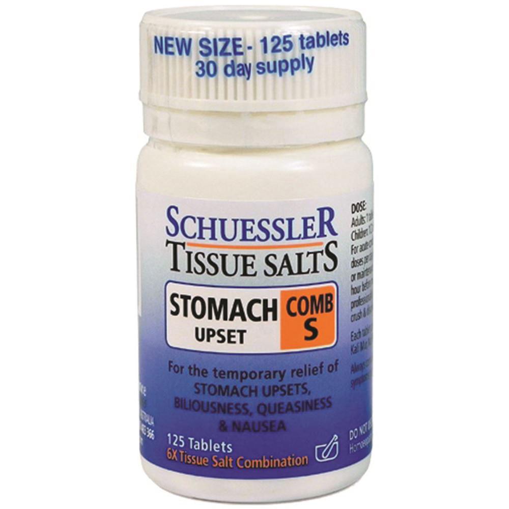 Schuessler Tissue Salts Comb S Stomach Upset 125t