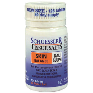 Schuessler Tissue Salts Kali Sulph Skin Balance 125t