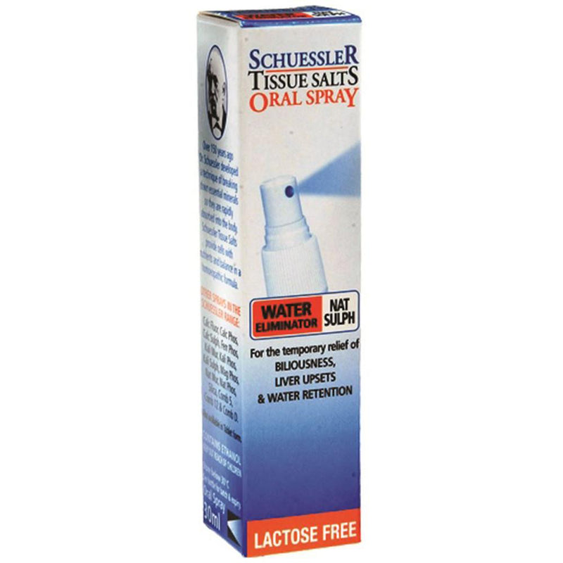 Schuessler Tissue Salts Nat Sulph Water Eliminator 30ml Spray