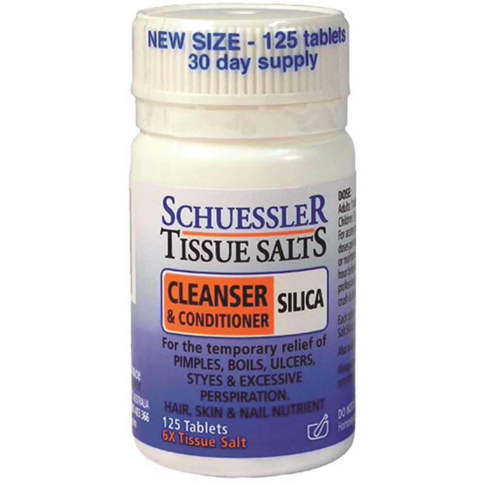 Schuessler Tissue Salts Silica Cleanser Conditioner 125t