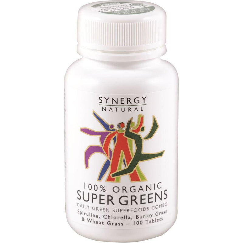 Synergy Natural Organic Super Greens 100t