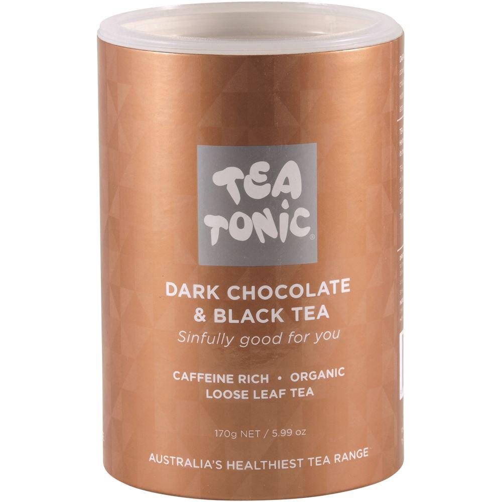 Tea Tonic Organic Dark Chocolate & Black Tea Tube 170g