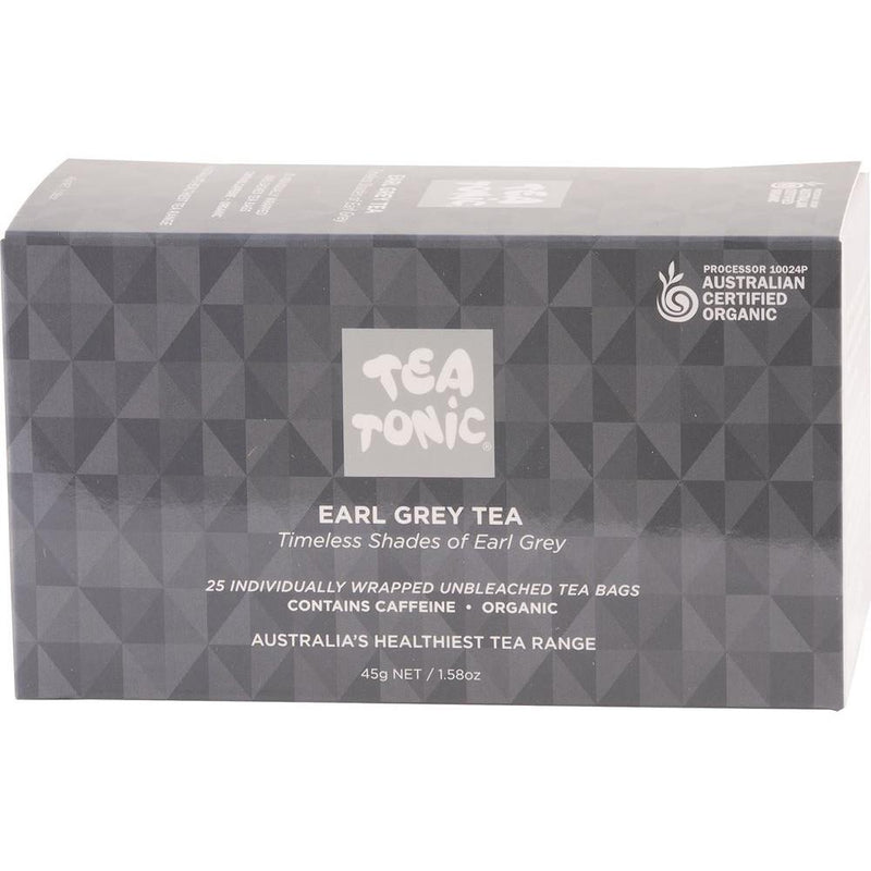 Tea Tonic Organic Earl Grey Tea x 25 Tea Bags