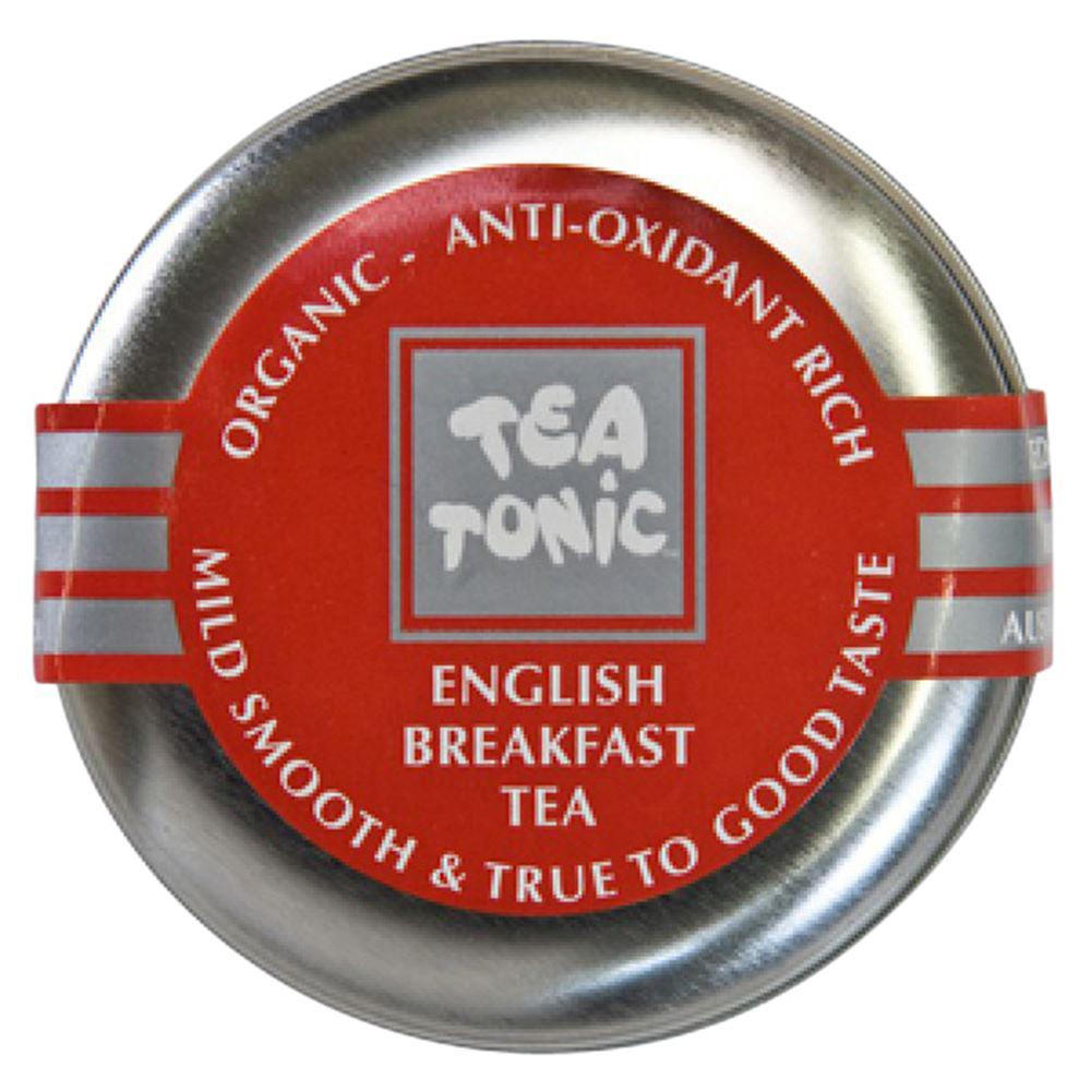 Tea Tonic Organic English Breakfast Tea Travel Tin 18g