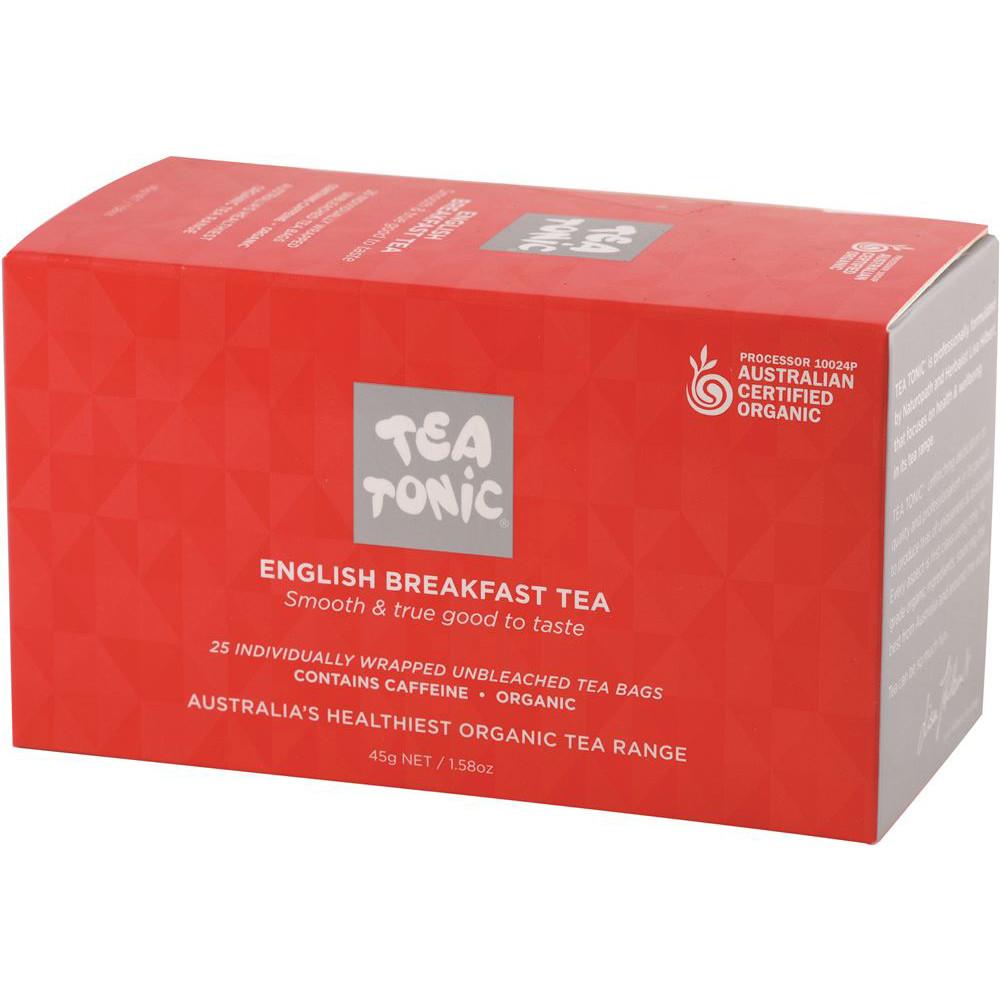 Tea Tonic Organic English Breakfast Tea x 25 Tea Bags
