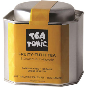 Tea Tonic Organic Fruity-Tutti Tea Tin 200g