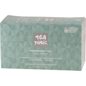 Tea Tonic Organic Peppermint Tea x 25 Tea Bags