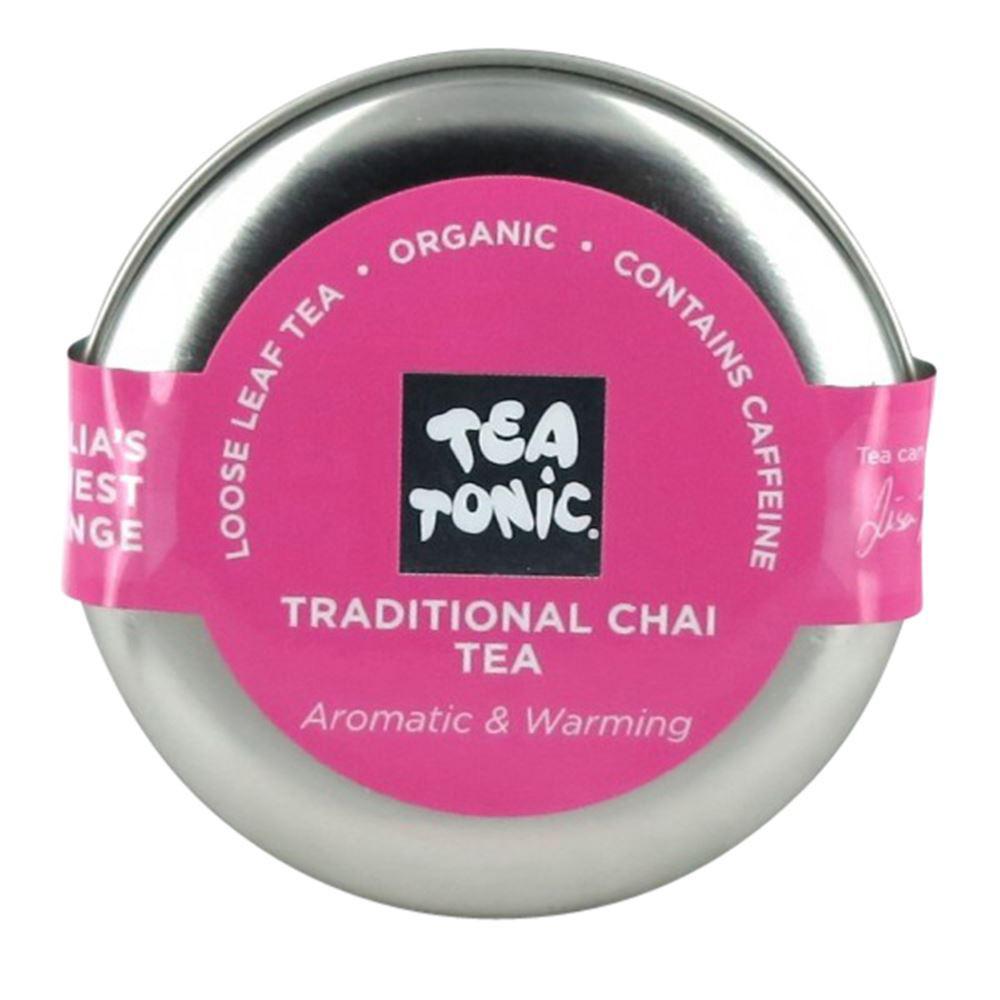 Tea Tonic Organic Traditional Chai Tea Travel Tin 17g