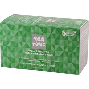 Tea Tonic Organic Well-Being Tea x 25 Tea Bags