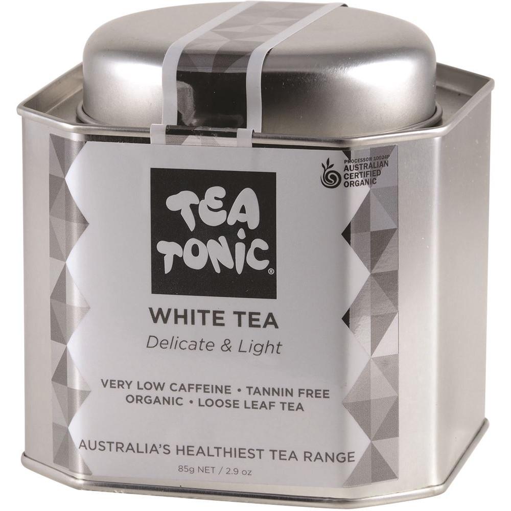 Tea Tonic Organic White Tea Tin 85g