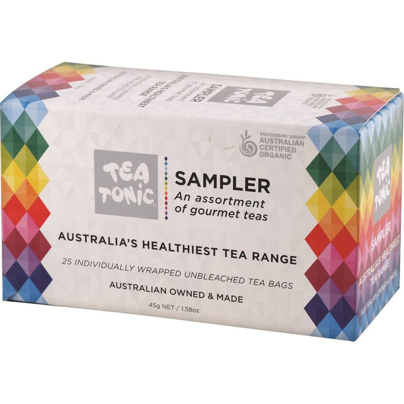 Tea Tonic Sampler Pack x 25 Tea Bags