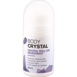 The Body Crystal Crystal Roll On Deodorant Fragrance Free 80ml