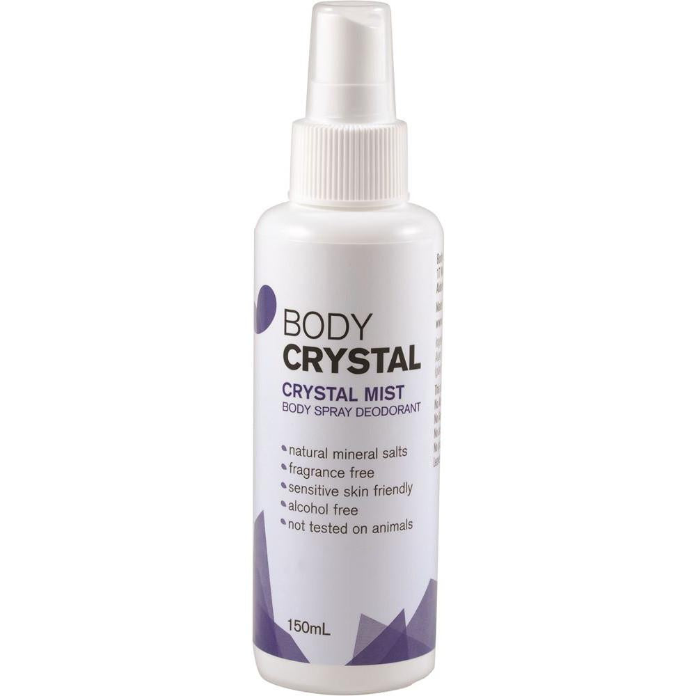 The Body Crystal Deodorant Crystal Body Mist (Fragrance Free) 150ml