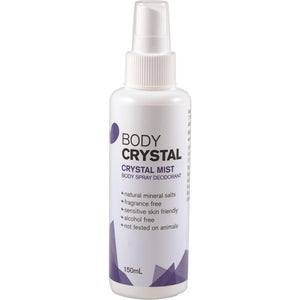 The Body Crystal Deodorant Crystal Body Mist (Fragrance Free) 150ml