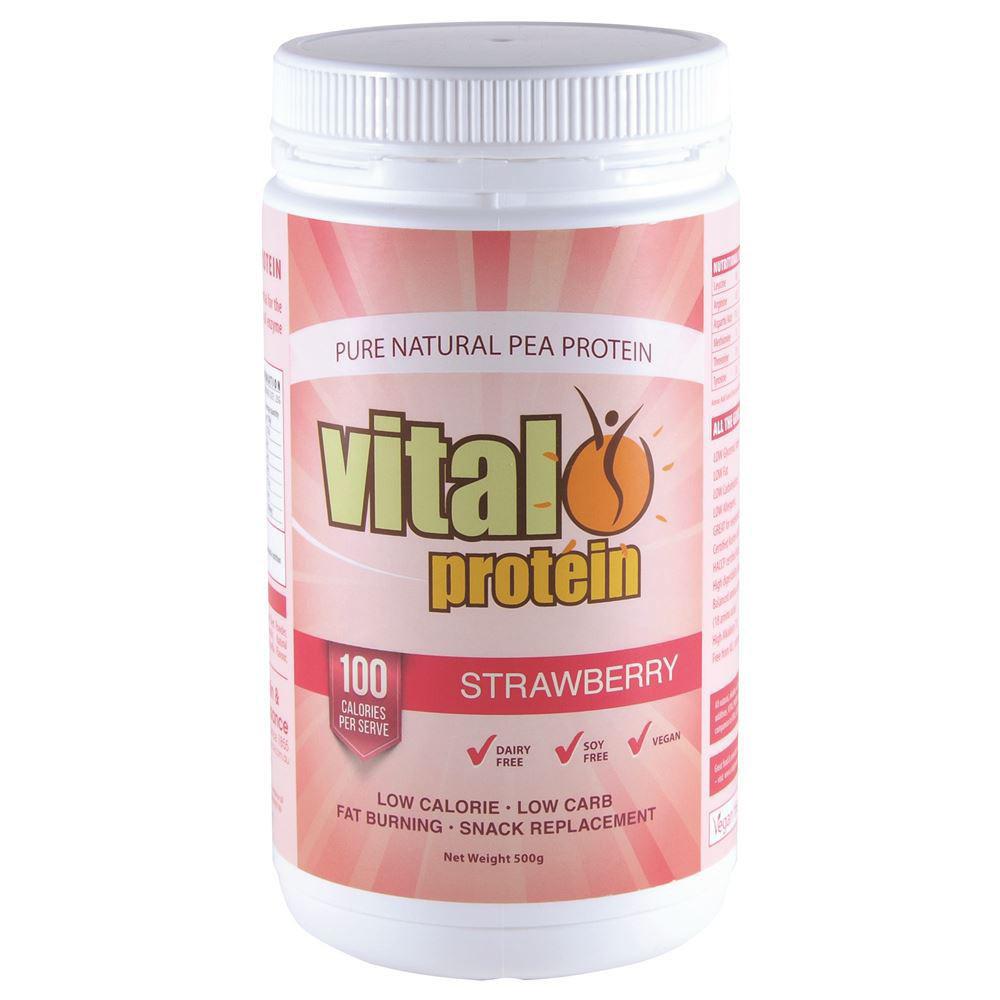 Vital Protein Pea Protein Isolate Strawberry 500g