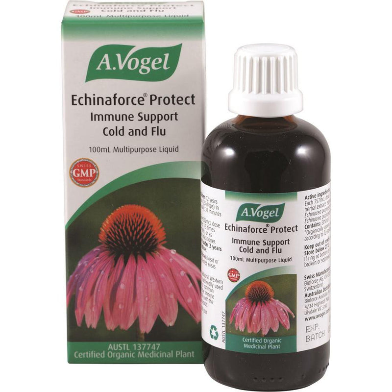 Vogel Organic Echinaforce Protect Immune Support Cold & Flu 100ml