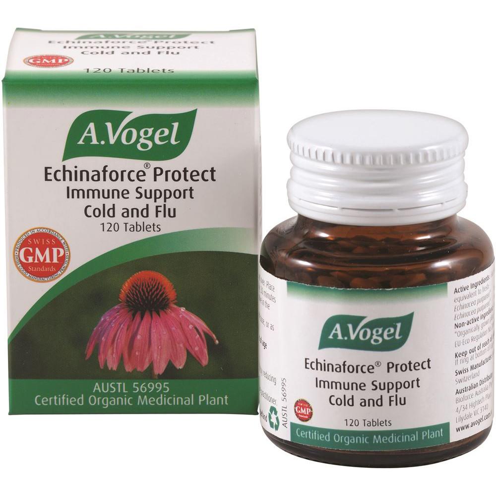 Vogel Organic Echinaforce Protect Immune Support Cold & Flu 120t